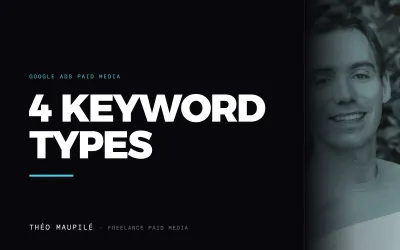 How I use 4 keyword types to turn searches into customers in Google Ads