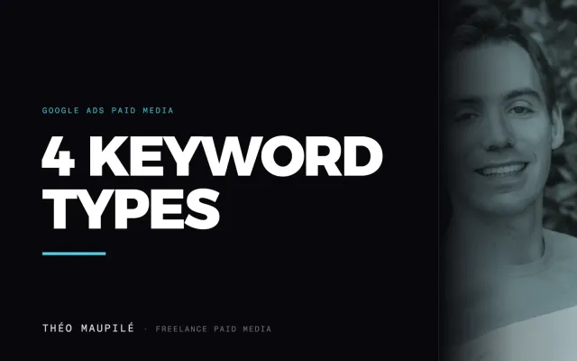 How I use 4 keyword types to turn searches into customers in Google Ads